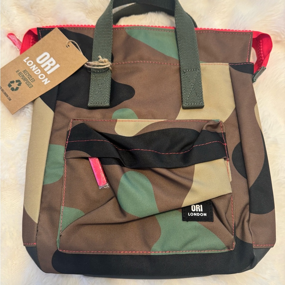 Ori London Bantry Small Backpack Vintage Camo